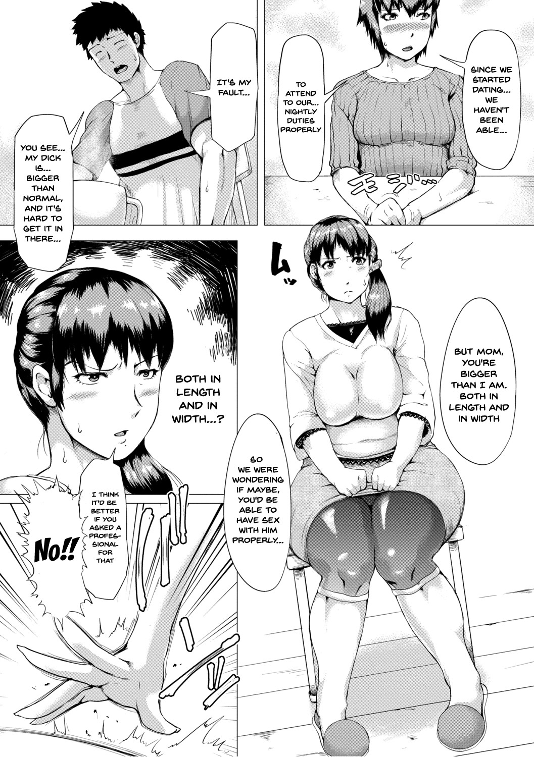 Hentai Manga Comic-The Meat Wall Squeeze -With Thick Milf Bodies- Ch.1-5-Read-32